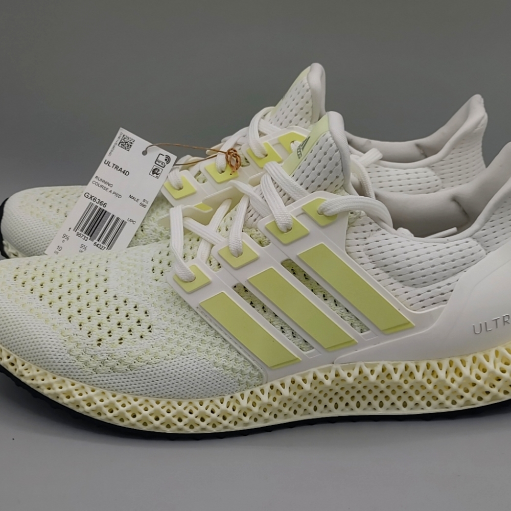 Adidas Ultraboost 1.0 4D Lemon Twist Glow in the Dark Size 10 men 11.5 Women